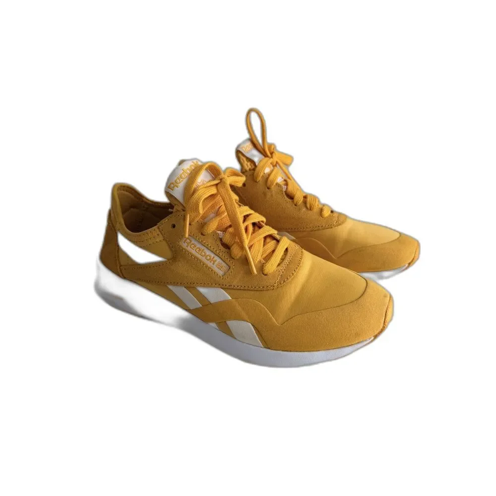 Reebok Classic Nylon SP DMX Foam Sneakers Fierce Gold Yellow Women’s 6.5 CN3630